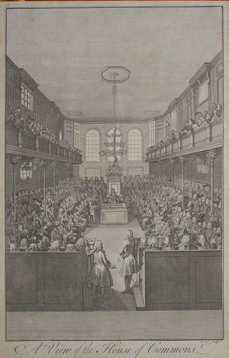 Print - A View of the House of Commons - Cole